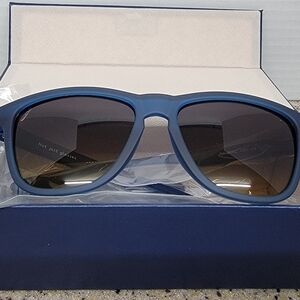 Lasiyanor Navy Blue sunglasses with case